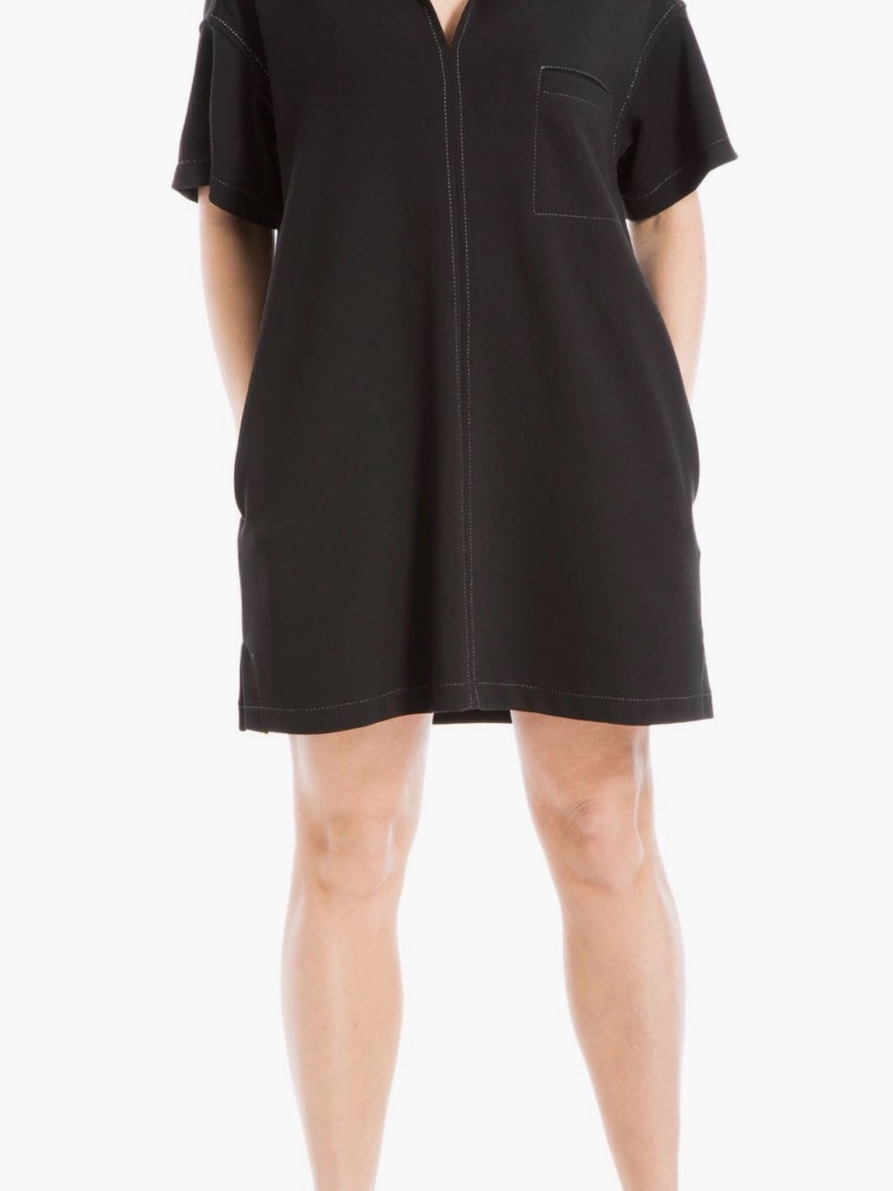 MAX STUDIO Collared Shift Dress